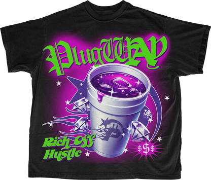 (Pre-Order) Plugway Rich Off Hustle Tee