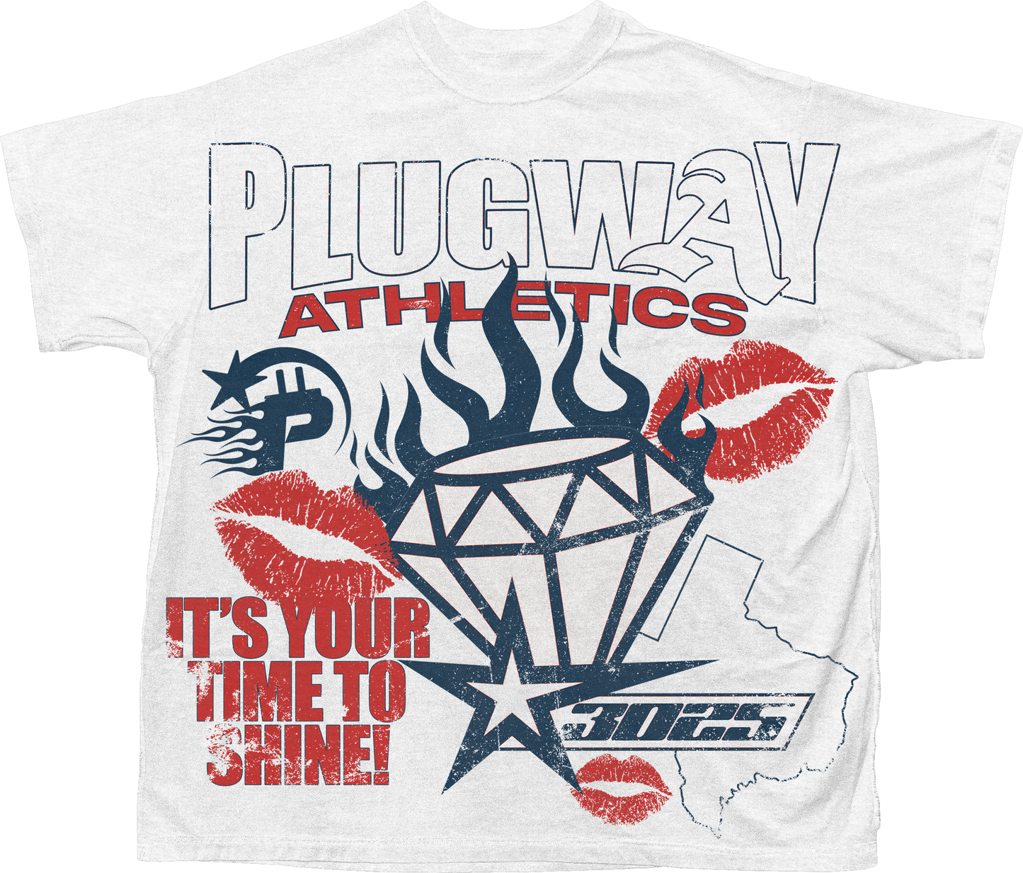 (Pre-Order) Plugway Athletics Tee (white)