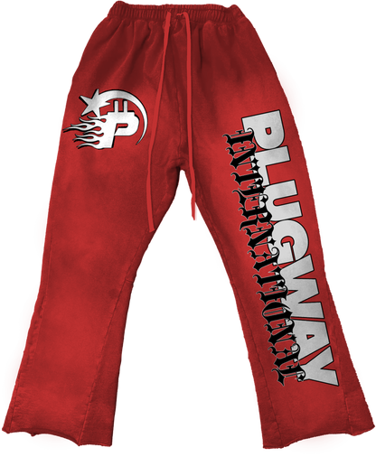 (Pre-Order) Plugway International Flare Sweatpants